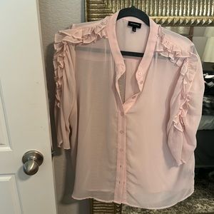 Sheer Pink Blouse
